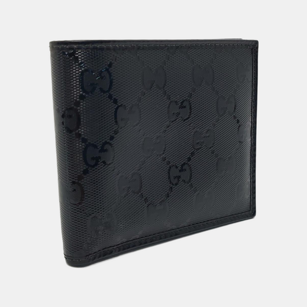 Monogram Coated Canvas Wallet Black