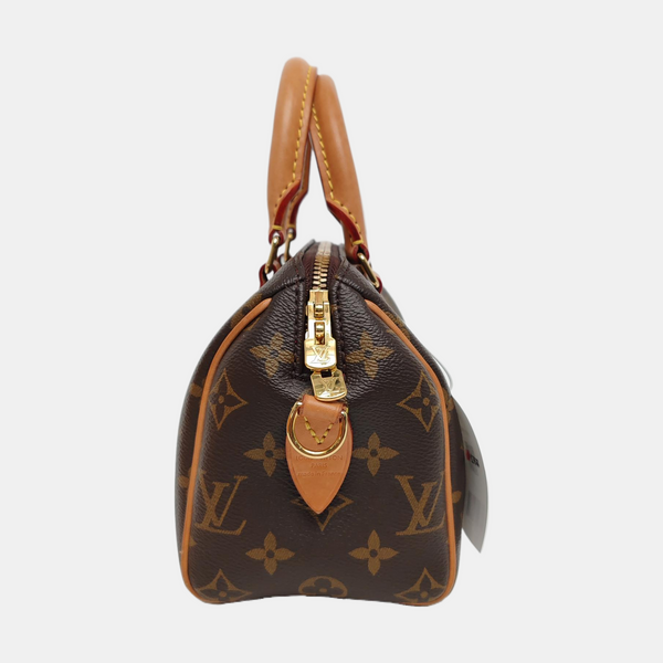 SPEEDY 20 Monogram Coated Canvas Brown