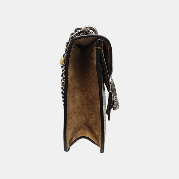 Dionysus Mini Monogram Coated Canvas Beige