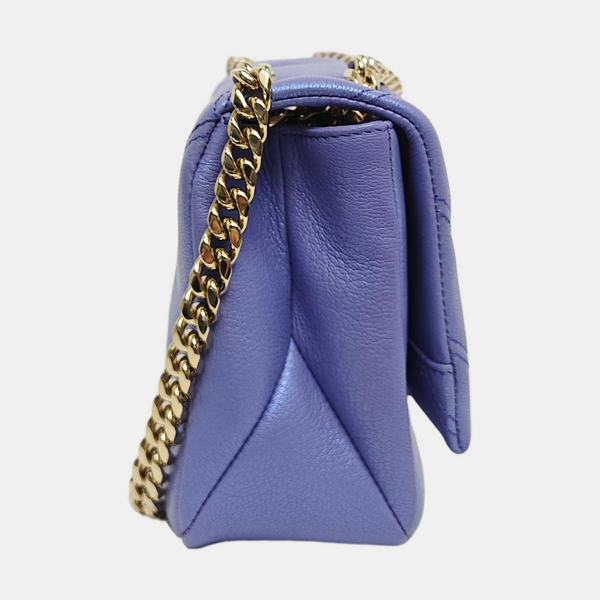 SERPENTI CABOCHON Small Quilted Lambskin Blue