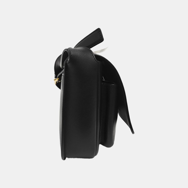 Calfskin Shoulder Bag Black