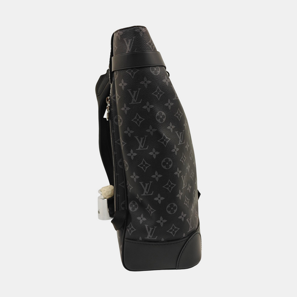 STEAMER Monogram Coated Canvas Black
