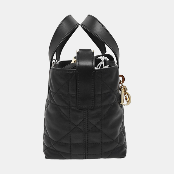 Toujours Nano Cannage Calfskin Black