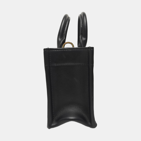 Lady D-Joy Mini Cannage Calfskin Black