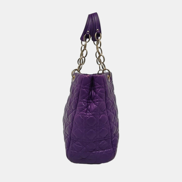 Dior Soft Cannage Calfskin Purple