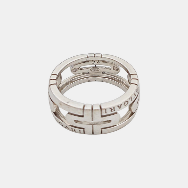 B.ZERO1 Platinum 950 Silver Ring EU 52