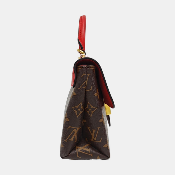 LOCKY BB Monogram Coated Canvas Red