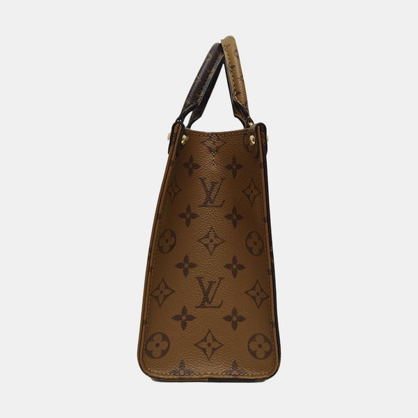 ONTHEGO PM Monogram Coated Canvas Brown