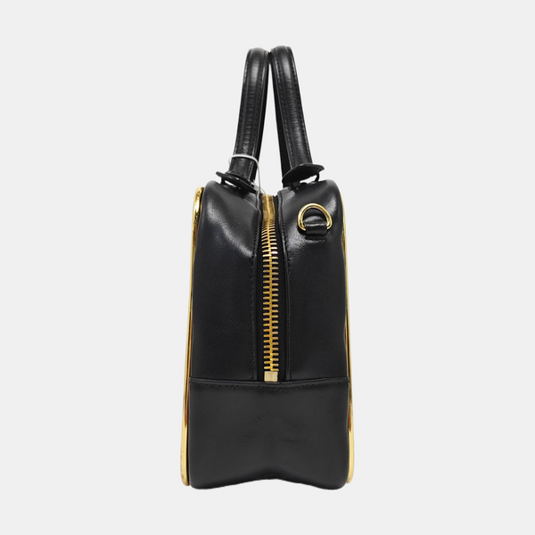 Calfskin Shoulder Bag Black