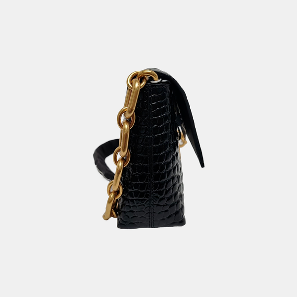 Downtown Super Mini Calfskin Black