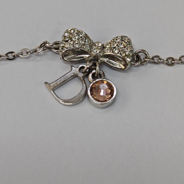 Bow Metal Silver Bracelet