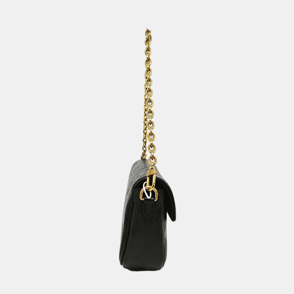 IVY Monogram Calfskin Black