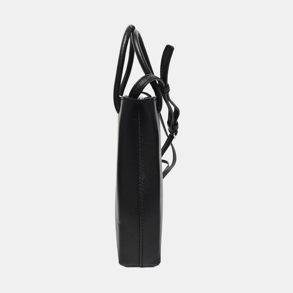 Shopping Bag Calfskin Black