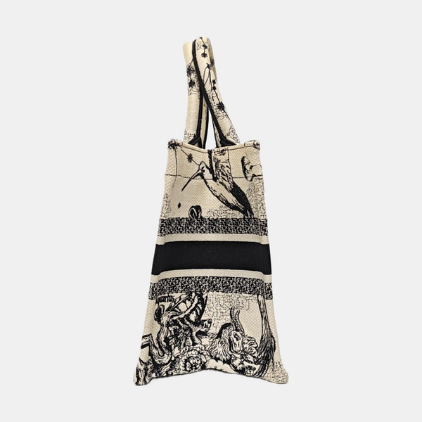 Authenticated pre-owned Book Tote Small Canvas White - Tote Bag at Looply