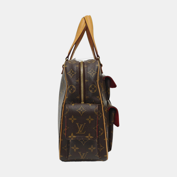 EXCENTRI-CITE Monogram Coated Canvas Brown