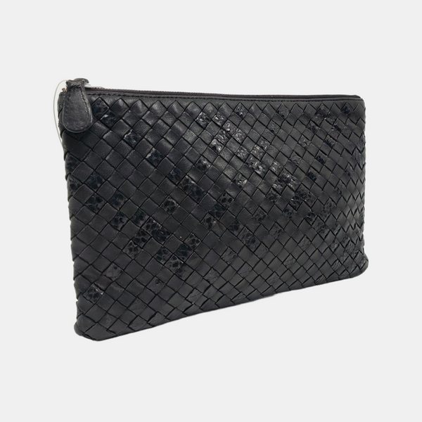Lambskin Clutch Black