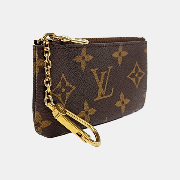 Monogram Coated Canvas Coin Purse Brown