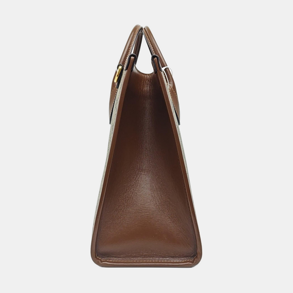 Retro Small Monogram Coated Canvas Brown