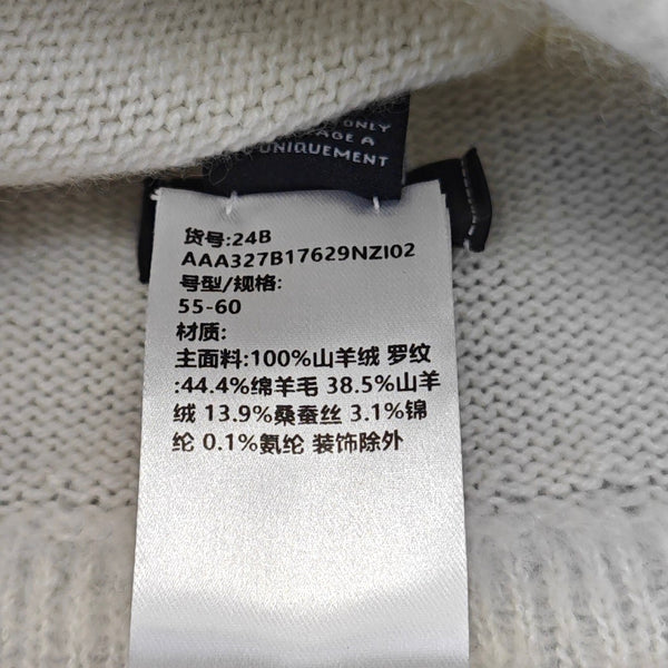 Cashmere Hat White