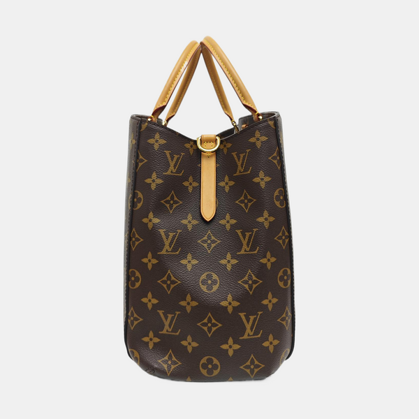 MONTAIGNE GM Monogram Coated Canvas Brown