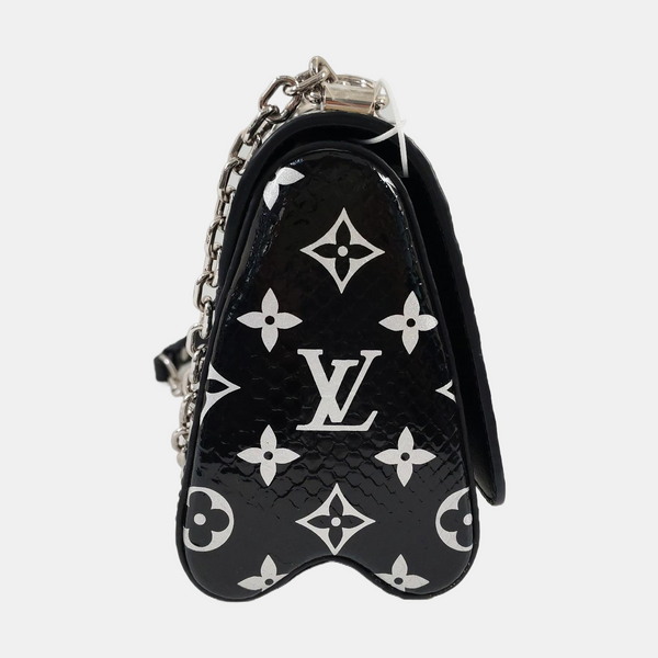 TWIST PM Monogram Python Black