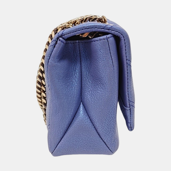 SERPENTI CABOCHON Small Quilted Lambskin Blue