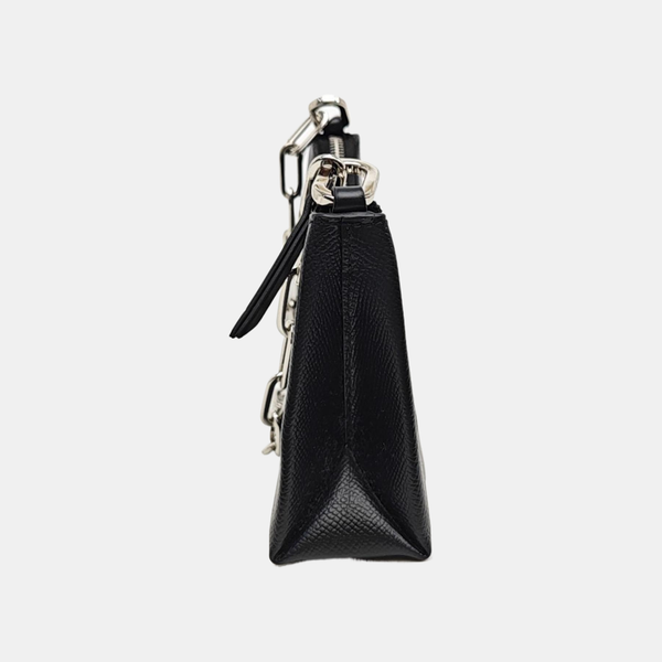 Calfskin Shoulder Bag Super Mini Black