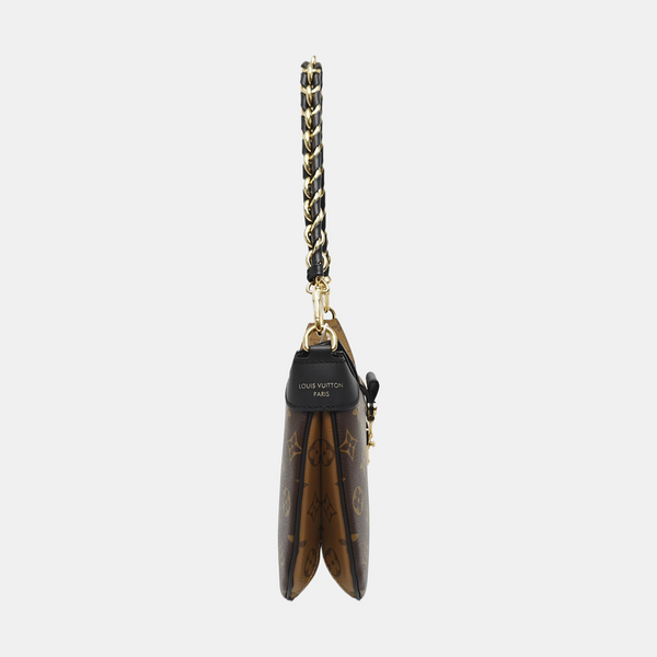 TWINNY Monogram Coated Canvas Brown
