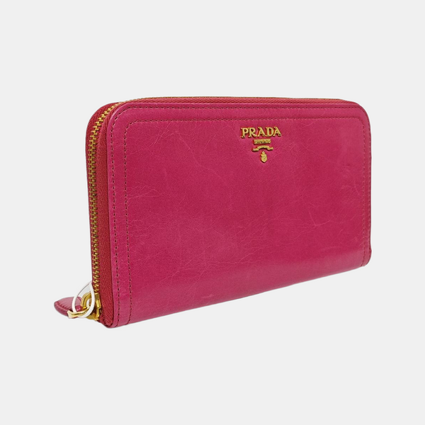 Saffiano Calfskin Wallet Red