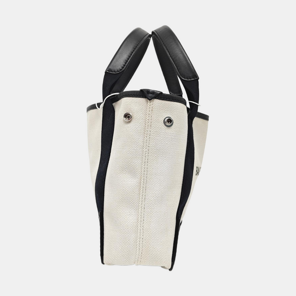 Navy Mini Canvas White