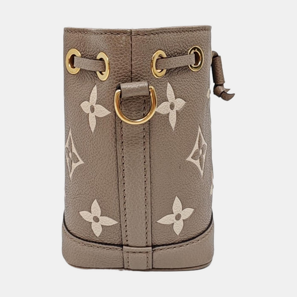 NOÉ Nano Monogram Calfskin Gray