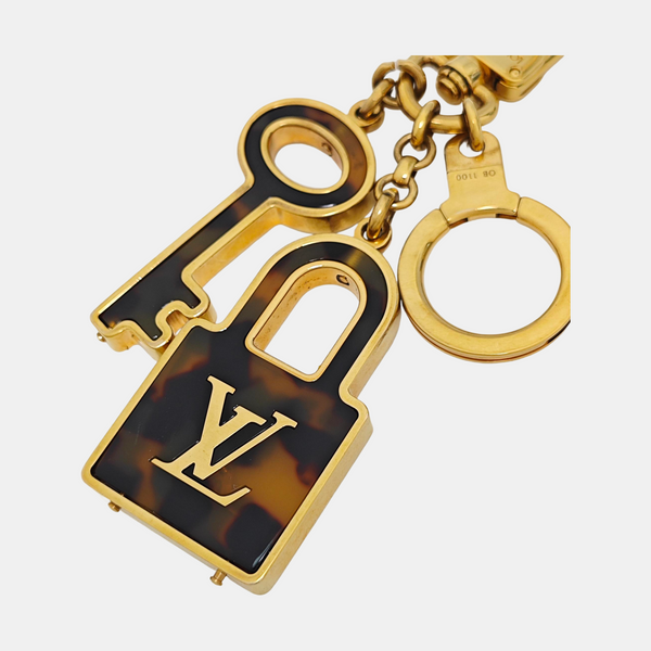 Metal Bag Charm Gold