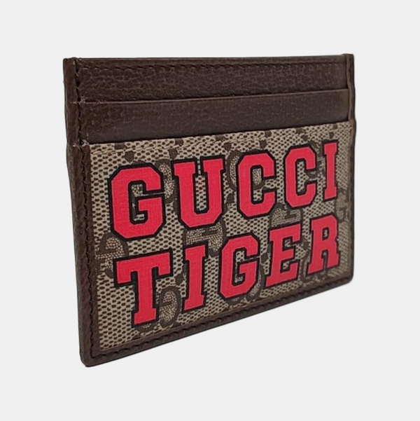 Monogram Coated Canvas Card Holder Black