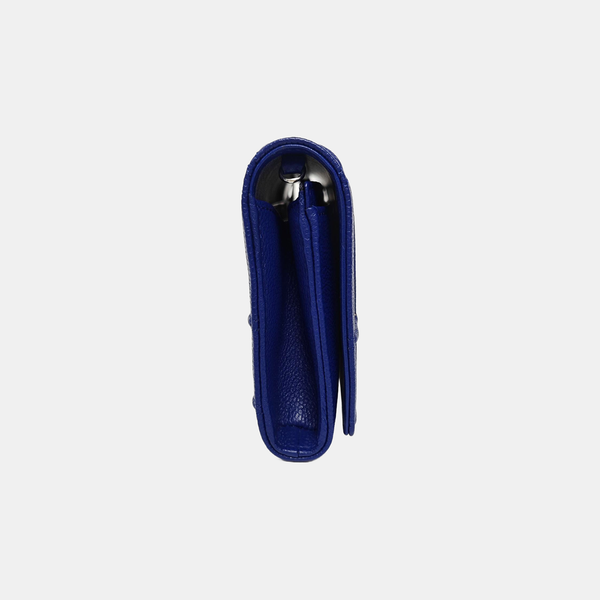 Diorama Small Cannage Calfskin Blue