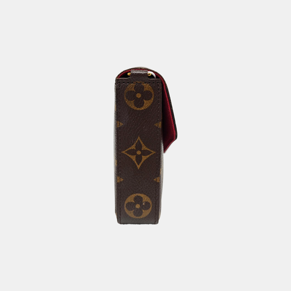 FÉLICIE Monogram Coated Canvas Brown