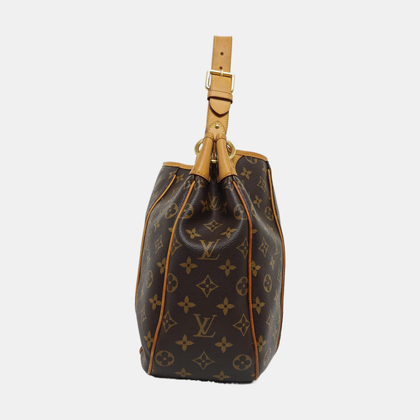 GALLIERA Monogram Coated Canvas Brown