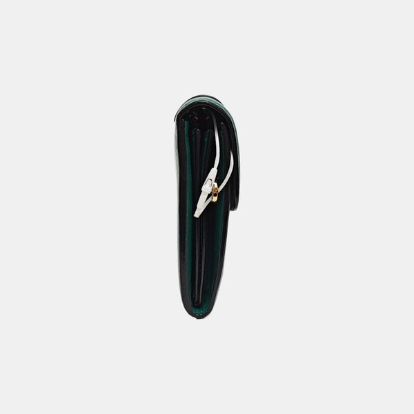 SERPENTI FOREVER Calfskin Green Wallet
