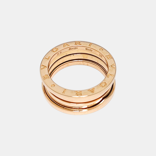 B.ZERO1 18k Rose Gold Ring EU 55