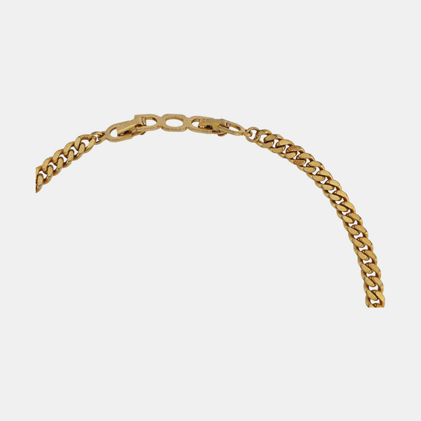 Petit CD Metal Gold Necklace