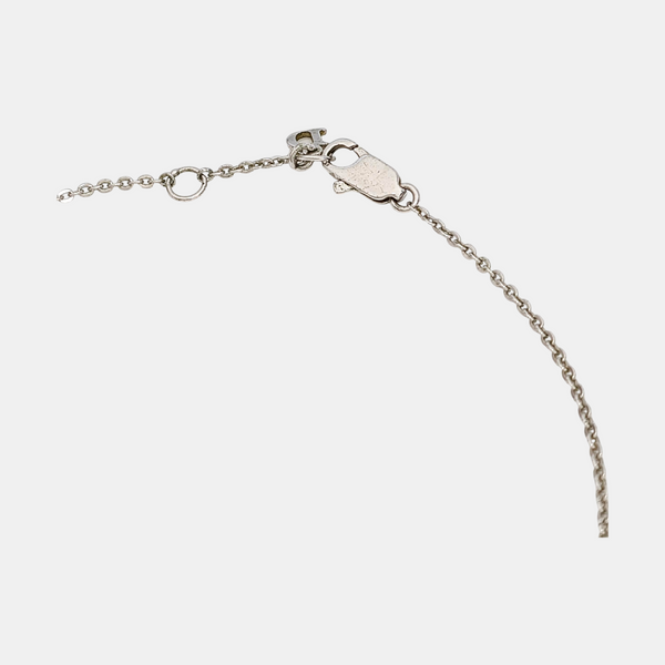Dior Oblique Metal Silver Necklace