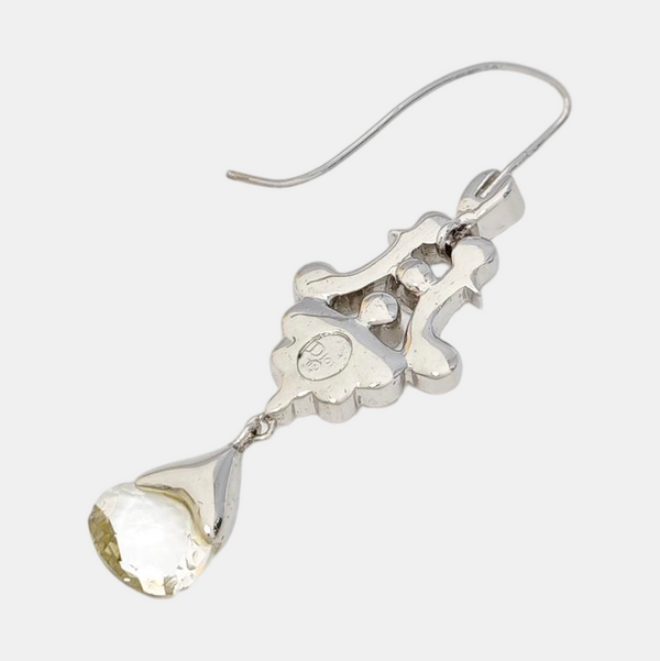 Metal Silver Earrings