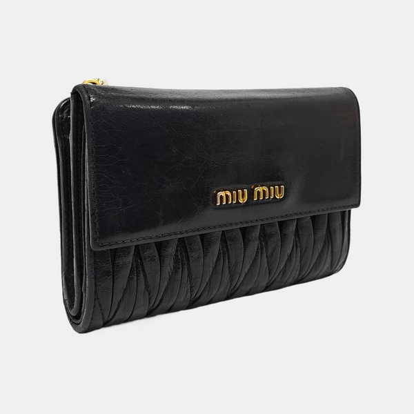 Lambskin Wallet Black
