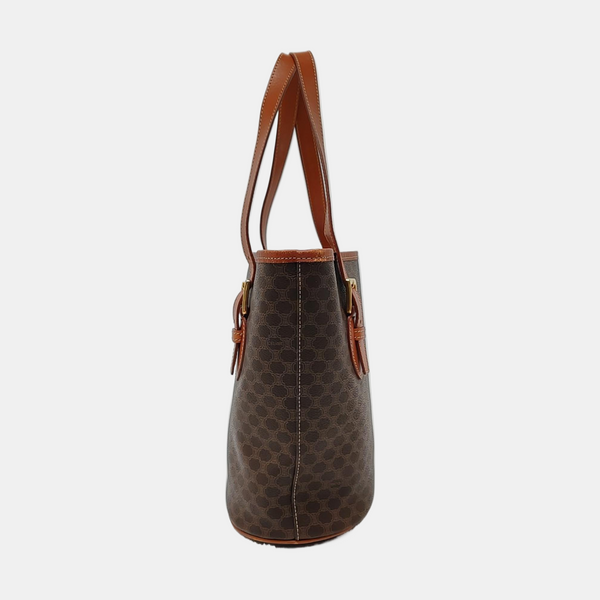 MACADAM TOTE Coated Canvas Brown
