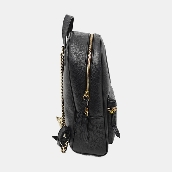 Calfskin Backpack Black