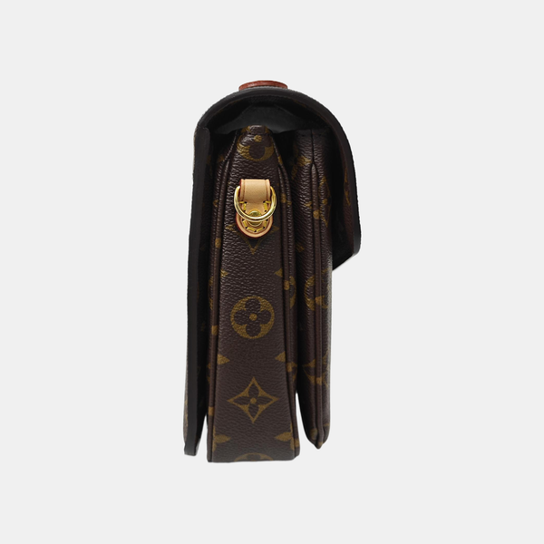 MÉTIS MM Monogram Coated Canvas Brown
