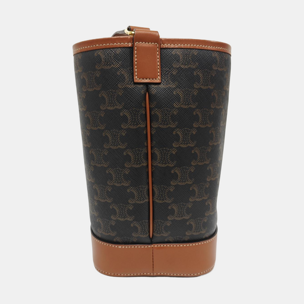 TRIOMPHE CANVAS Small Coated Canvas Brown