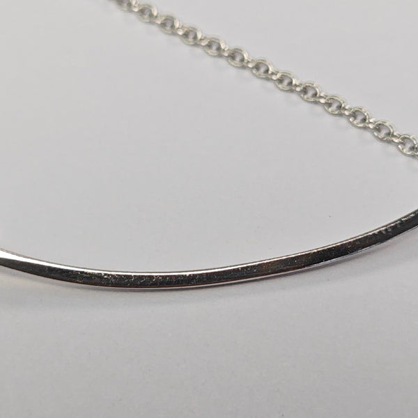 Tiffany T 18k White Gold Silver Bracelet