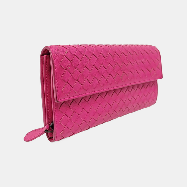Lambskin Wallet Red