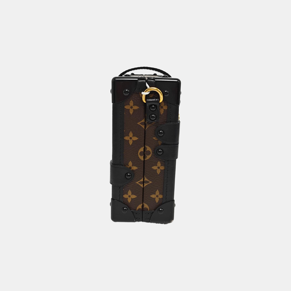 PETITE MALLE Monogram Coated Canvas Brown