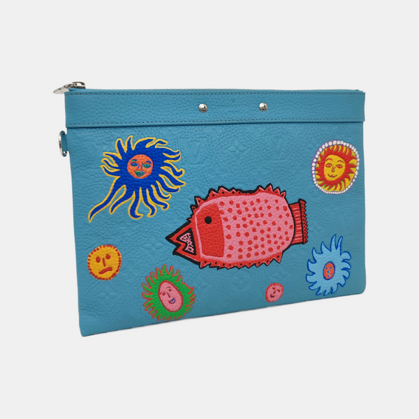 Monogram Calfskin Blue